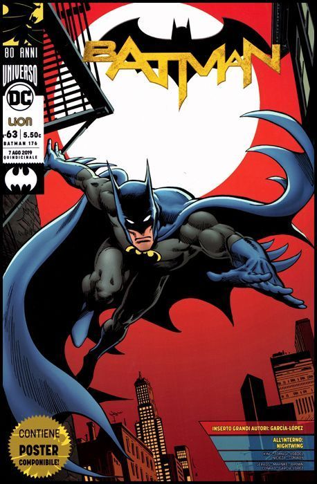 BATMAN # 176 - BATMAN 63 - BATMAN 80 ANNI: GRANDI AUTORI + POSTER