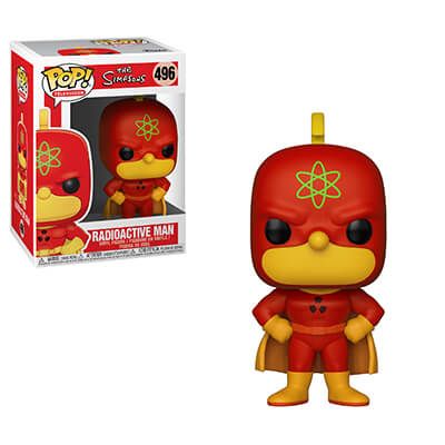 SIMPSON TV: RADIOACTIVE MAN - VINYL FIGURE # 496 - POP FUNKO