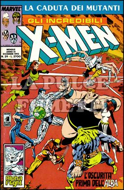 INCREDIBILI X-MEN #    29: L'OSCURITA' PRIMA DELL'ALBA - LA CADUTA DEI MUTANTI