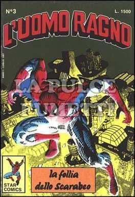 UOMO RAGNO #     3: LA FOLLIA DELLO SCARABEO