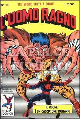 UOMO RAGNO #    16: IL CUORE E'UN CACCIATORE SOLITARIO
