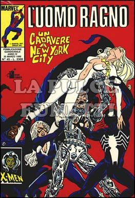 UOMO RAGNO #    45: UN CADAVERE A NEW YORK CITY