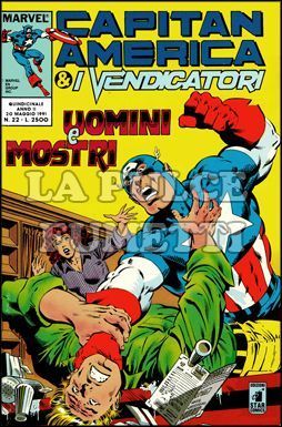CAPITAN AMERICA E I VENDICATORI #    22: UOMINI E MOSTRI