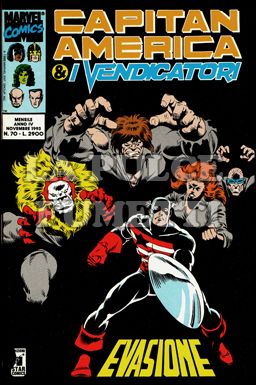 CAPITAN AMERICA E I VENDICATORI #    70: EVASIONE