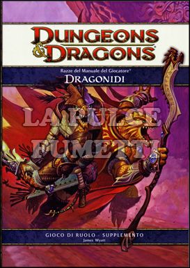 DUNGEONS E DRAGONS - RAZZE DEL MANUALE DEL GIOCATORE: DRAGONIDI 4A EDIZIONE