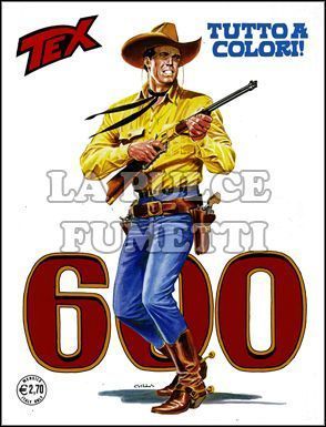 TEX GIGANTE # 600: I DEMONI DEL NORD A COLORI