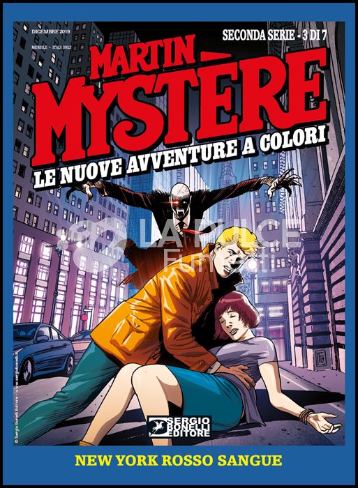 MARTIN MYSTERE GIGANTE # 28 - MARTIN MYSTERE - LE NUOVE AVVENTURE A COLORI 2A SERIE 3: NEW YORK ROSSO SANGUE