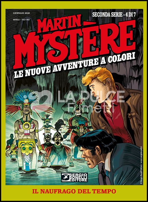 MARTIN MYSTERE GIGANTE # 29 - MARTIN MYSTERE - LE NUOVE AVVENTURE A COLORI 2A SERIE 4: IL NAUFRAGO DEL TEMPO