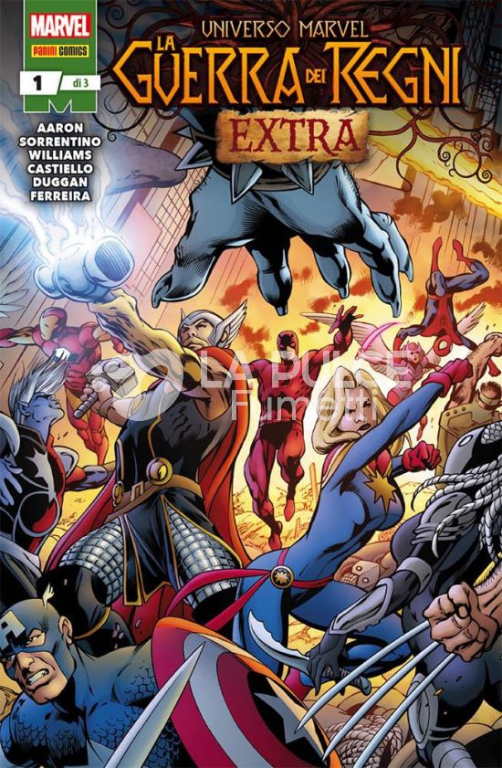 LA GUERRA DEI REGNI COMPLETA ( M.MINISERIE + UNIVERSO MARVEL + EXTRA + 10 LITOGRAFIE )