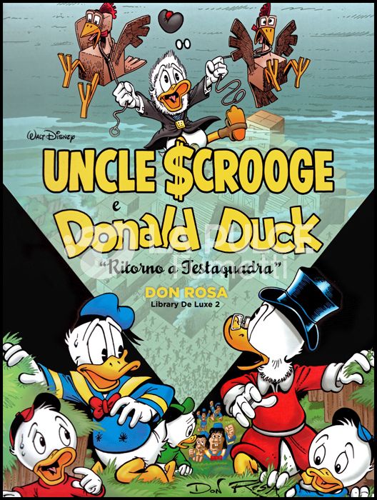 DON ROSA LIBRARY DE LUXE # 2 - UNCLE SCROOGE & DONALD DUCK: RITORNO A TESTAQUADRA
