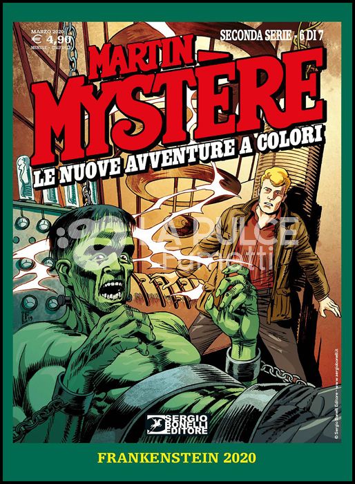 MARTIN MYSTERE GIGANTE #    31 - MARTIN MYSTERE - LE NUOVE AVVENTURE A COLORI 2A SERIE 6: FRANKENSTEIN 2020