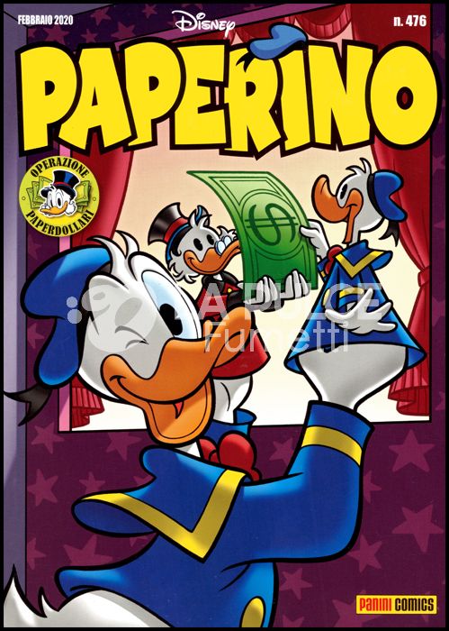 SUPER ALMANACCO PAPERINO SERIE 2 PAPERINO # 476 - OPERAZIONE PAPERDOLLARI NO BANCONOTA 500