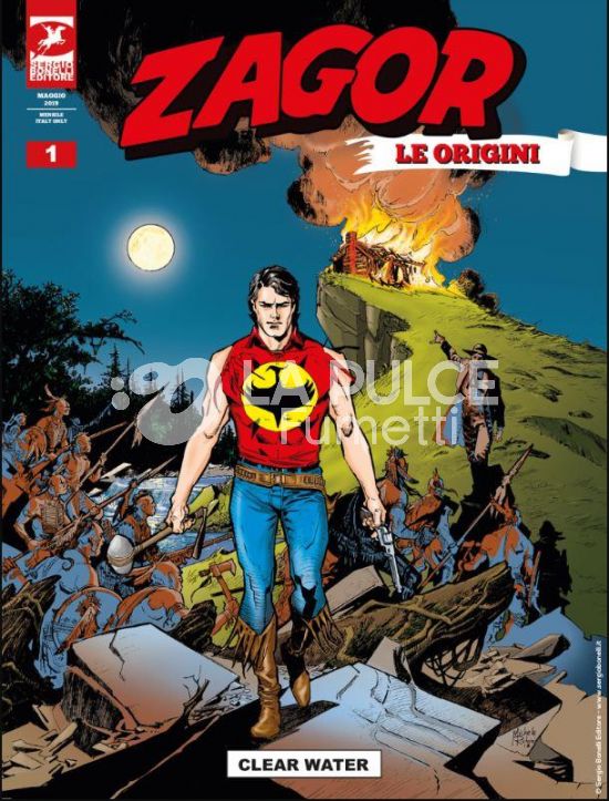 ZAGOR ALBO GIGANTE - ZAGOR LE ORIGINI 1/6 MINISERIE COMPLETA NUOVI