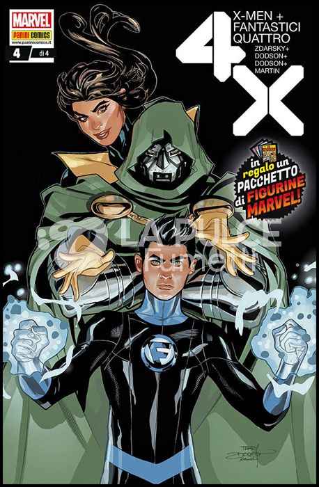 MARVEL MINISERIE # 234 - X-MEN/FANTASTICI QUATTRO 4 + PACCHETTO FIGURINE MARVEL