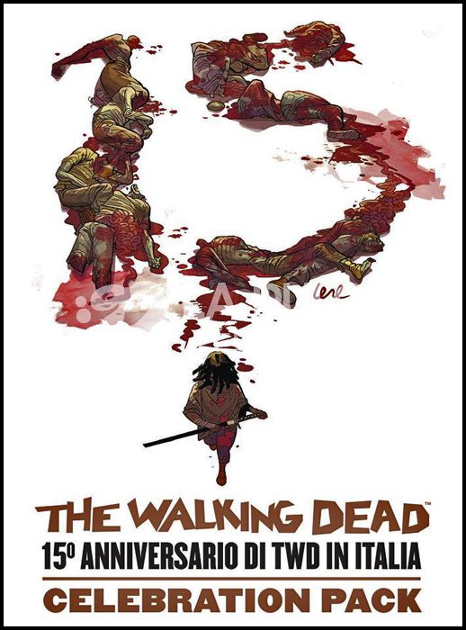 WALKING DEAD EDICOLA # 70 - BOX 15° ANNIVERSARIO COPIA 1180 DI 2000
