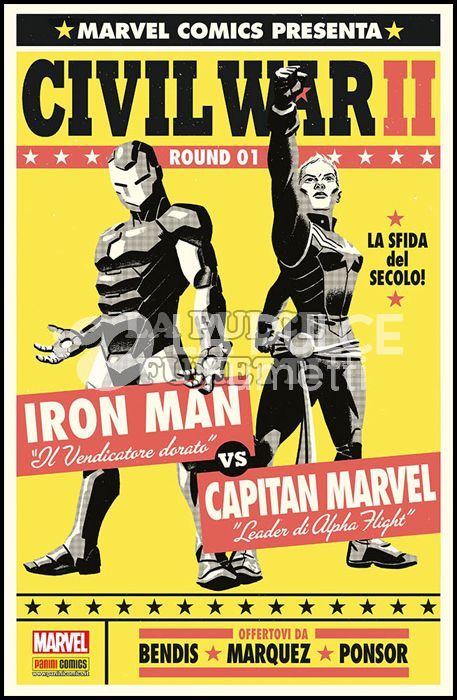 MARVEL MINISERIE 175/183 - CIVIL WAR II 0/8 VAR.FX TRANNE 6 e 8 NOR + M. CROSSOVER 90/92 CIVIL WAR II SCEGLI DA CHE PARTE STARE +FREE COMIC BOOK DAY