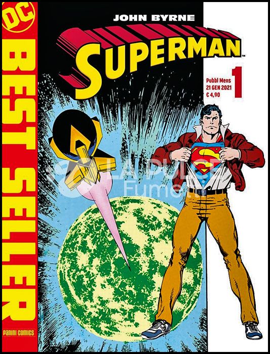 DC BEST SELLER NUOVA SERIE # 1 - SUPERMAN DI JOHN BYRNE 1