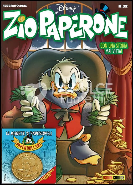 ZIO PAPERONE # 36 - ZIO PAPERONE 32 - OPERAZIONE PAPERDOLLARI 2021 + MONETA BRIGITTA