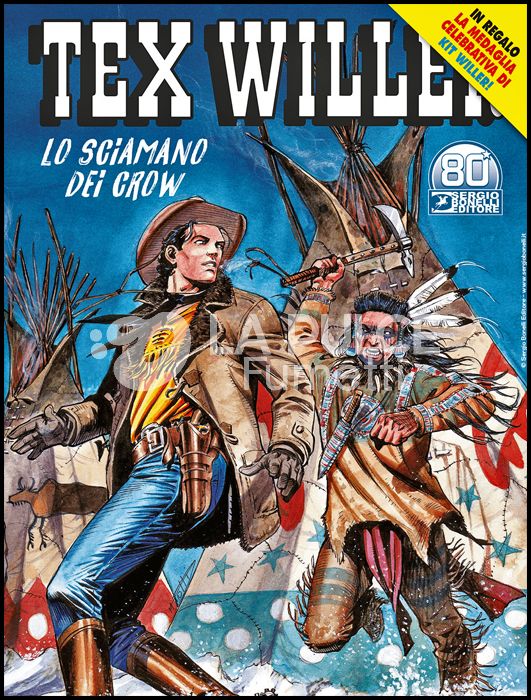 TEX WILLER # 31: LO SCIAMANO DEI CROW + MEDAGLIA KIT WILLER