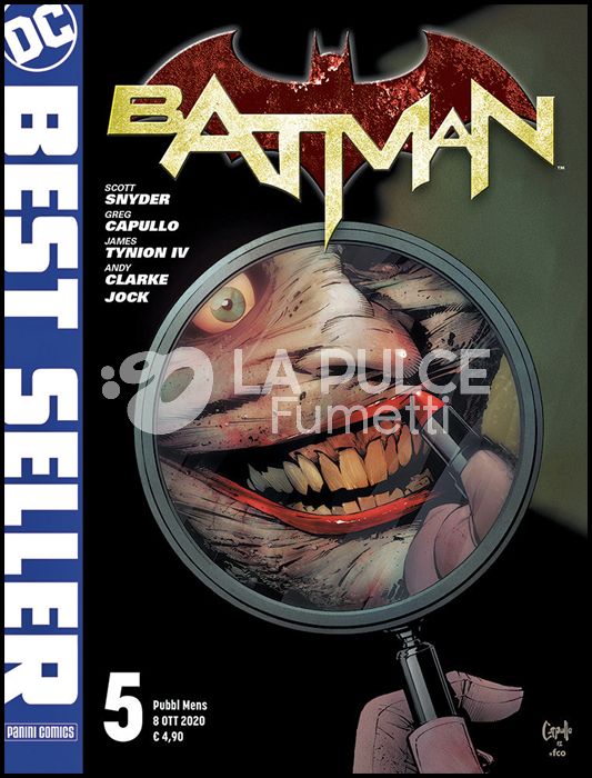 DC BEST SELLER # 5 - BATMAN di SCOTT SNYDER & GREG CAPULLO 5 - 1A RISTAMPA