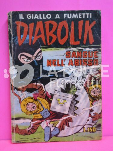 DIABOLIK ORIGINALE 2A SERIE #    22: SANGUE NELL'ABISSO
