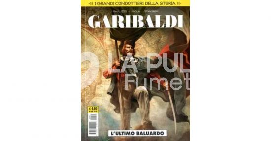 COSMO SERIE GIALLA  - I GRANDI CONDOTTIERI DELLA STORIA 1/4 -  (GARIBALDI+NAPOLEONE +NELSON+CESARE )