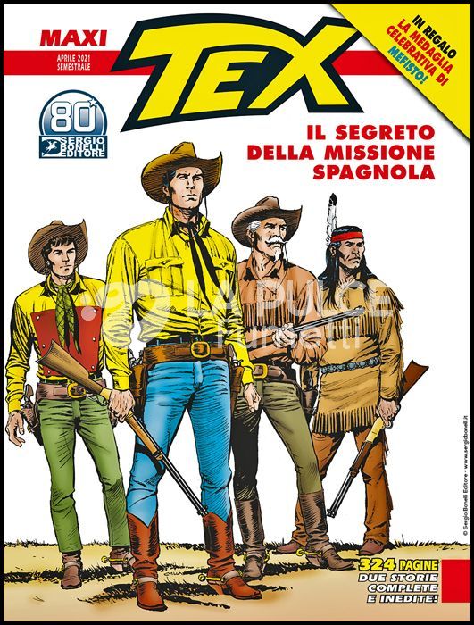 TEX MAXI #    28: IL SEGRETO DELLA MISSIONE SPAGNOLA - NO MEDAGLIA MEFISTO