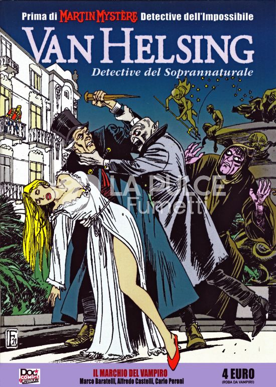 PRIMA DI MARTIN MYSTERE DETECTIVE DELL'IMPOSSIBILE: VAN HELSING DETECTIVE DEL SOPRANNATURALE + CARTOLINA