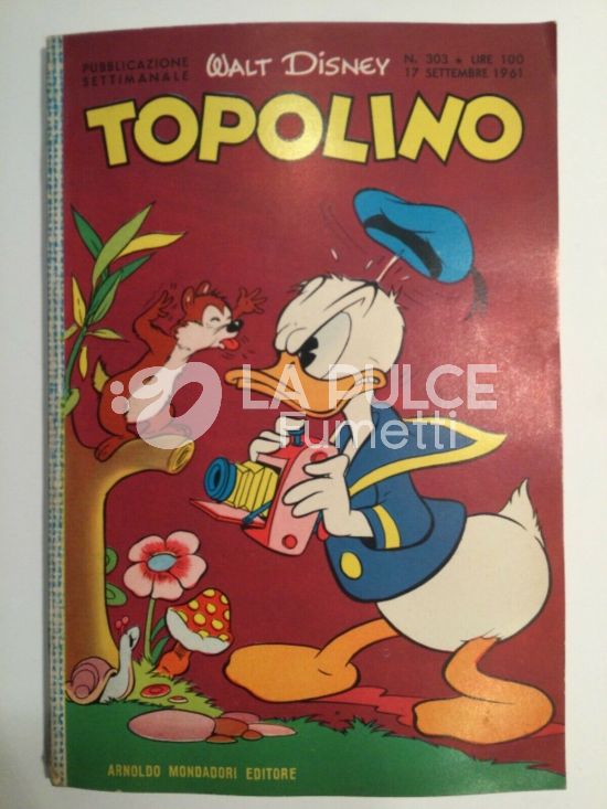 TOPOLINO LIBRETTO #   303 + BOLLINO NO FIGURINE