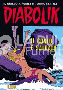 DIABOLIK ANNO 21 1/14 COMPLETA EDICOLA