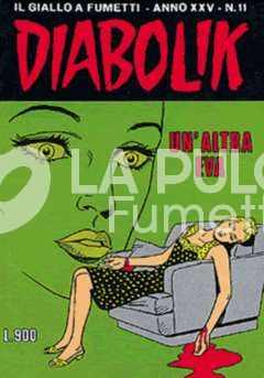 DIABOLIK ORIGINALE ANNO 25 #    11: UN'ALTRA EVA