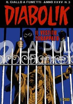 DIABOLIK ORIGINALE ANNO 35 #     3: IL VESTITO STRAPPATO