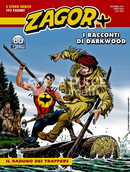 ZAGOR MAXI # 44 - ZAGOR PIÙ 3 - I RACCONTI DI DARKWOOD 6: IL RADUNO DEI TRAPPERS
