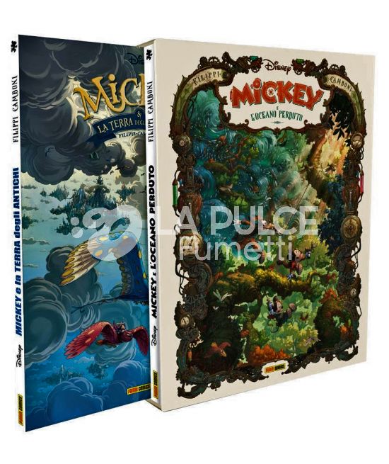 DISNEY COLLECTION #     4 - MICKEY E LA TERRA DEGLI ANTICHI - COFANETTO CON MICKEY E L'OCEANO PERDUTO