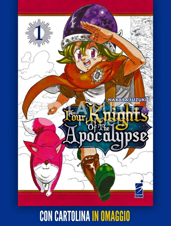 STARDUST # 106 - THE SEVEN DEADLY SINS - FOUR KNIGHTS OF THE APOCALYPSE 1 + CARTOLINA