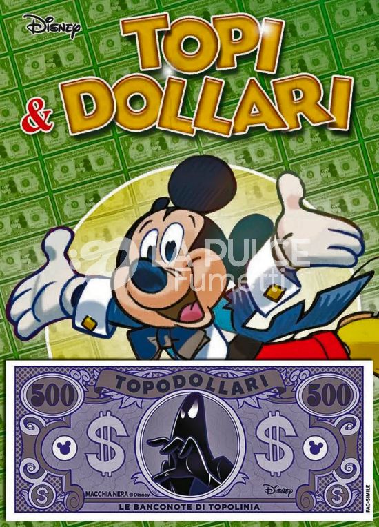 DISNEY MIX # 15 - TOPI & DOLLARI - TOPODOLLARI USCITA 7 (DI 10) - MACCHIA NERA