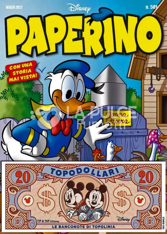 SUPER ALMANACCO PAPERINO SERIE 2 PAPERINO # 501 - TOPODOLLARI USCITA 8 (DI 10) - TIP & TAP