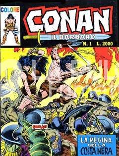 CONAN IL BARBARO COLORE #     1: LA REGINA DELLA COSTA NERA