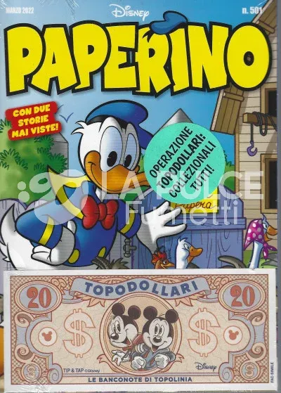SUPER ALMANACCO PAPERINO SERIE 3 PAPERINO # 501 NO TOPODOLLARI