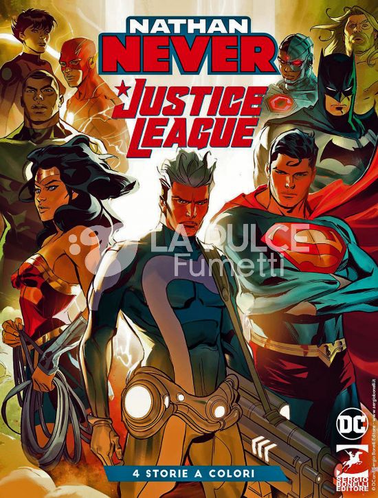 NATHAN NEVER GIGANTE # 45 - NATHAN NEVER /JUSTICE LEAGUE 0