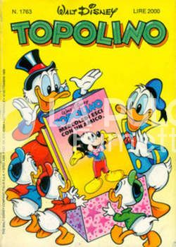 TOPOLINO LIBRETTO #  1763 + ALLEGATO TOPOLINO SCHERMA