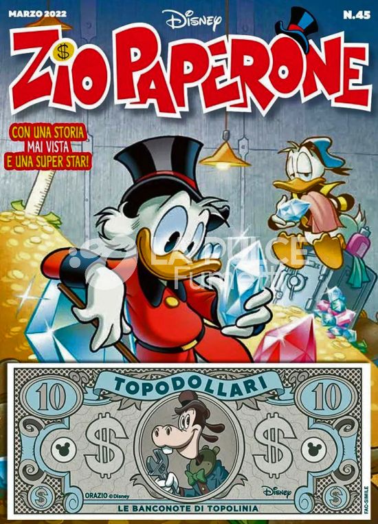 ZIO PAPERONE #    49 - ZIO PAPERONE 45 - TOPODOLLARI USCITA 10 (DI 10) - ORAZIO