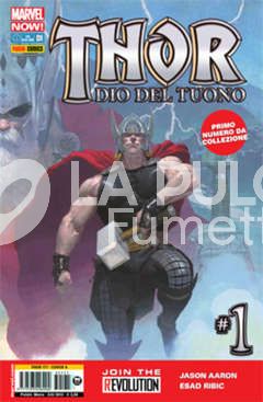 THOR # 171/181 - THOR, DIO DEL TUONO 1/11 MARVEL NOW - N 1 COV A +5 E 11 VARIANT