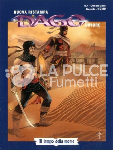 DAGO NUOVA RISTAMPA A COLORI # 4 IL LAMPO DELLA MORTE