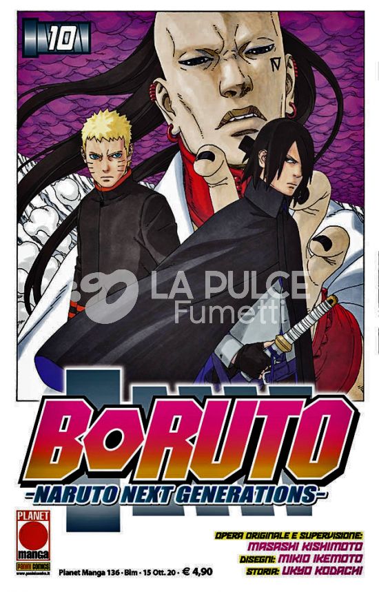 PLANET MANGA # 136 - BORUTO: NARUTO NEXT GENERATIONS 10 - 1A RISTAMPA