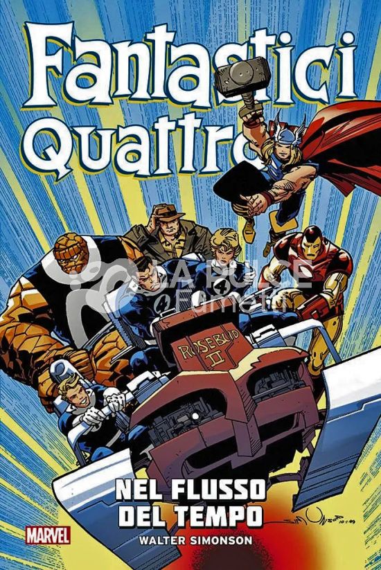 MARVEL DELUXE - FANTASTICI QUATTRO DI WALTER SIMONSON # 1: NEL FLUSSO DEL TEMPO