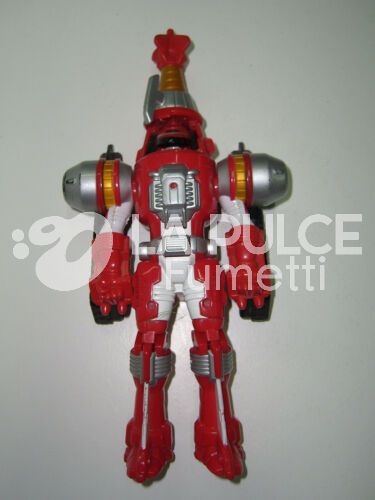 POWER RANGERS OVERDRIVE ROSSO TURBO DRILL RANGER NO SCATOLA