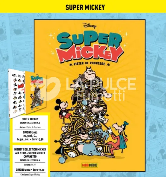 DISNEY COLLECTION # 6 - SUPER MICKEY + MICKEY ALL STAR COFANETTO