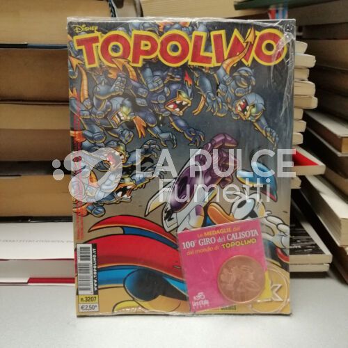 TOPOLINO LIBRETTO # 3207 + MEDAGLIA 100° GIRO DEL CALISOTA