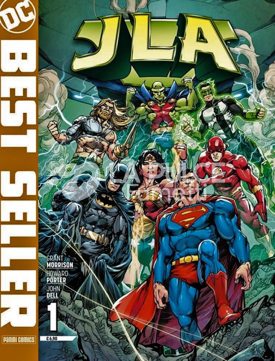 DC BEST SELLER # 28 - JLA 1 - GRANT MORRISON - VARIANT + TESSERA JLA